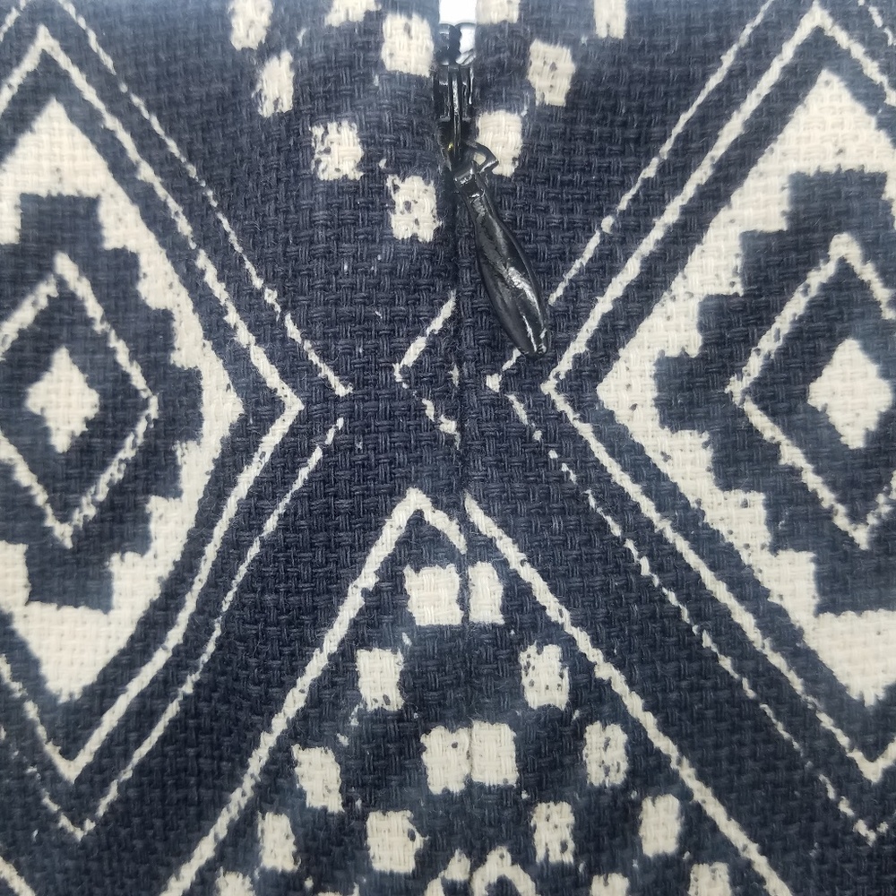 J. Crew Diamond Print Basket-Weave Dress - Picture 6 of 8
